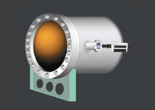 Measurement in vacuum chamber